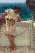 Alma-Tadema, Sir Lawrence The Poet Gallus Dreaming (mk23) oil painting reproduction